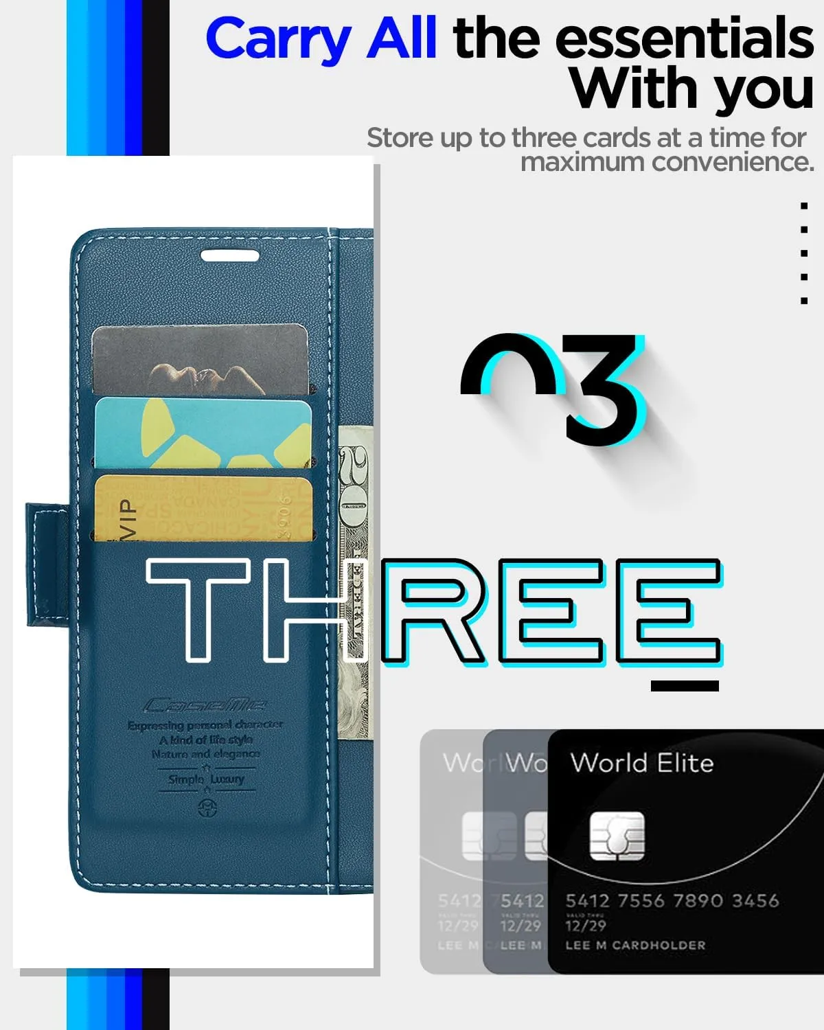 AICase for iPhone 13 Mini Wallet Case with [RFID Blocking] Leather Flip Folio Strong Magnetic Closure Protective Cover Credit Card Holder Kickstand Men Women for iPhone 13 Mini 5.4"_5 Teal