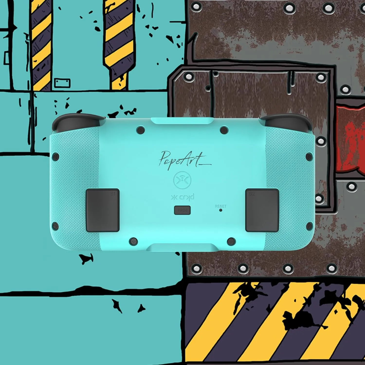 CRKD Neo S - Wireless Collectible Controller Designed for Nintendo Switch, PC, Mobile & Smart TV Gaming (Junkyard - POPEaRT Edition)