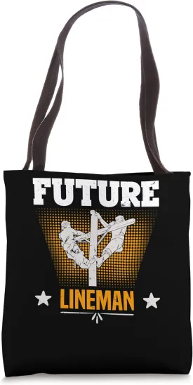 Future Lineman Electronics Voltage Lineman Circuit Cable Tote Bag