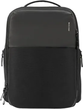 Incase A.R.C. Daypack - Work/School/Everyday Backpack & Laptop Bag, 24L Main Pocket,16inch Faux Fur Laptop Compartment, Easy Access RFID Organization Pocket, Two Side Zippered Pockets - Black
