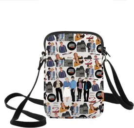 KEYCHIN Psycho Motel Crossbody Bag Patrick Bateman Fans Gifts Mother Knows Best Horror Movie Shoulder Bag Psycho Merchandise