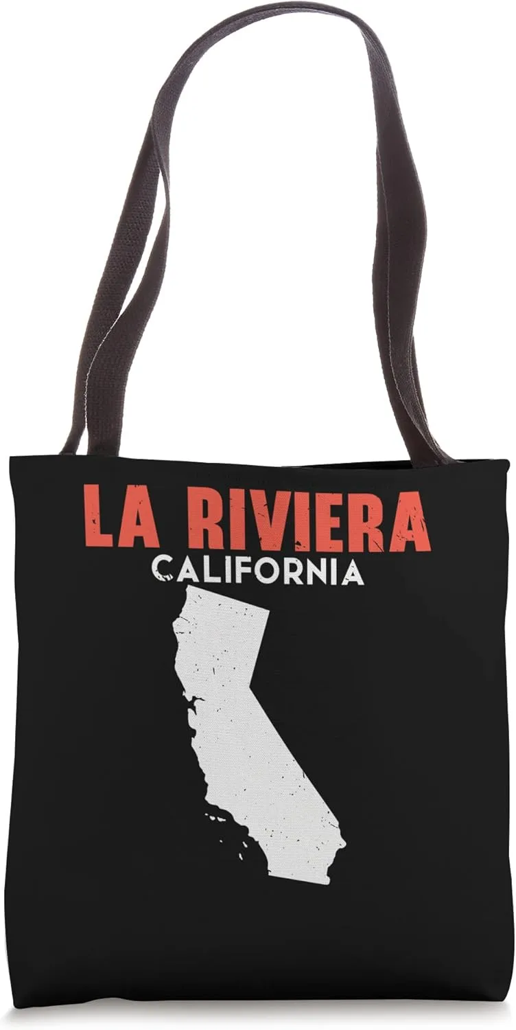 La Riviera California USA State America Travel Californian Tote Bag