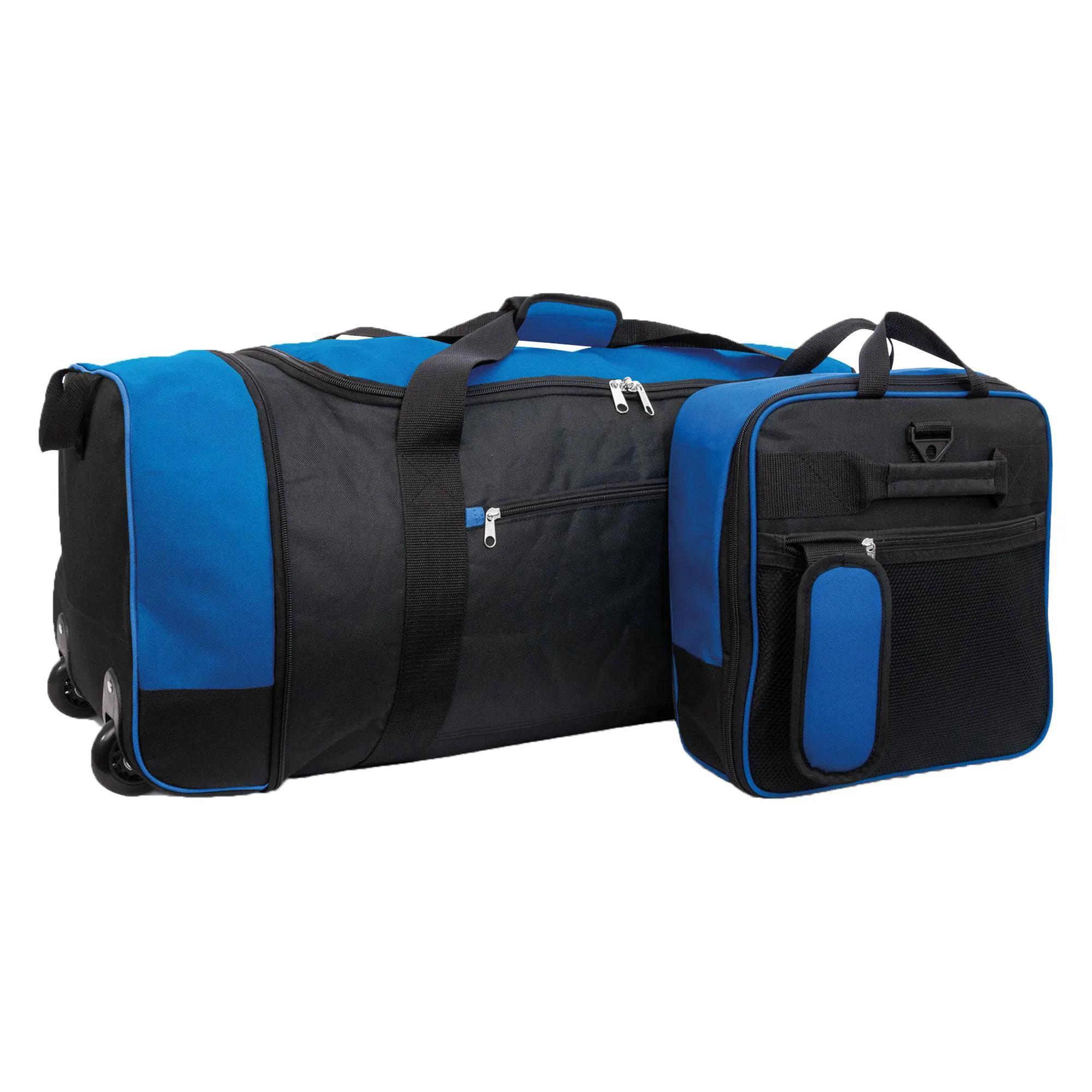 Large Travel Bag With Wheels (Grey) - iN Travel
