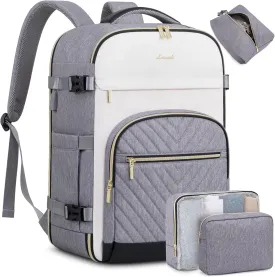 LOVEVOOK Travel Backpack for Women,40L Carry On Backpack for Airplanes,17.3 Inch Laptop Personal Item Travel Bag