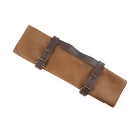 Messermeister Vintage Leather 7 Pocket Knife Roll - Amber