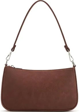 NIUEIMEE ZHOU Small Shoulder bag with 2 Removable Straps Cross Body Clutch Purse Handbag for Women