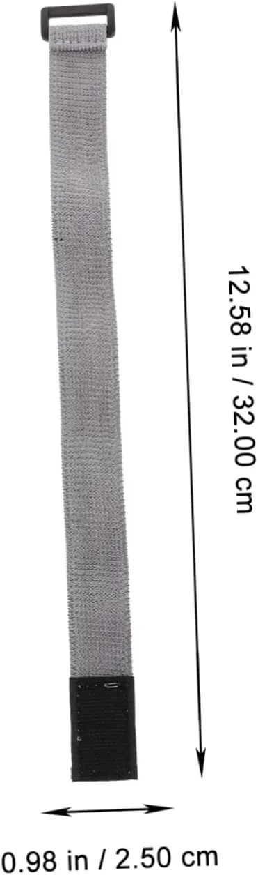 PRETYZOOM 3sets Elastic Dividers Microwave Safe Lunch Box Band Bento Replacement Parts (grey) 6pcs*3
