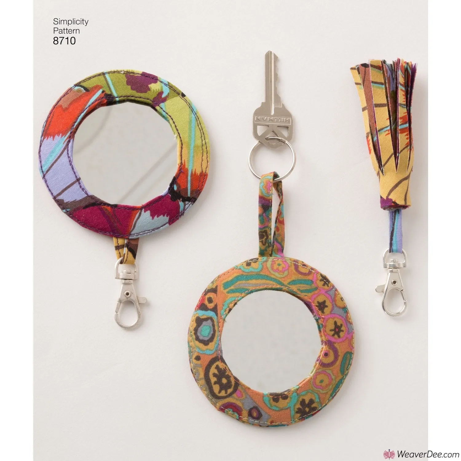 Simplicity Pattern S8710 Luggage Bags, Key Ring & Tassel