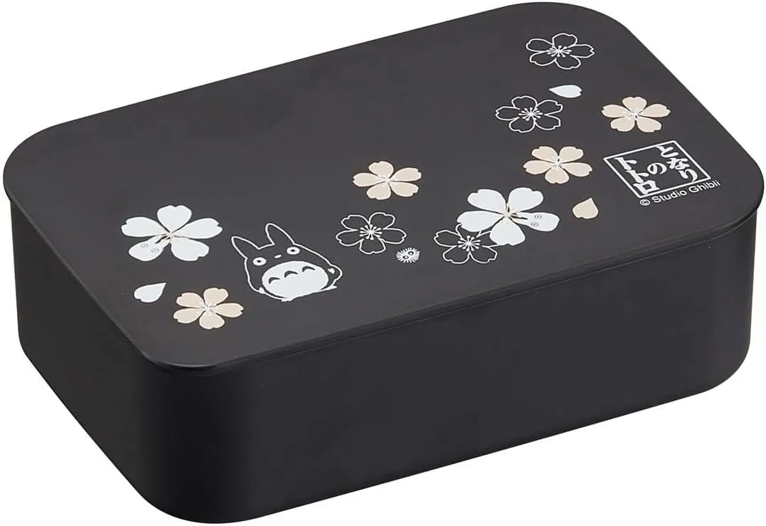 Skater NLP5-A Painted 1-Tier Bento Box, 16.9 fl oz (500 ml), Includes Inner and Belt, My Neighbor Totoro, Ghibli Made in Japan
