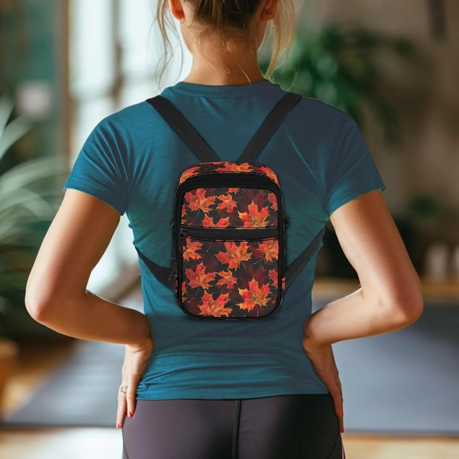 Small Messenger Bag for Women Men Sling Bag Crossbody Purse Wallet Purse Cell Phone Crossbody Bag