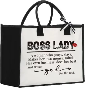 Tote Bag for Woman Appreciation Retired Going Away Birthday Gift for Woman Coworker Friends Christian