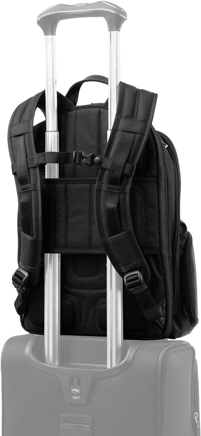 Travelpro Platinum Elite Business Laptop Backpack, Fits up to 17.5 Inch Laptop, Work, Travel, Men and Women, Shadow Black