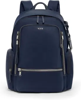 TUMI - Voyageur Celina Backpack - Travel Backpack for Women - For Business, Commute - Holds Up to 16" Laptop - Indigo & Silver Hardware